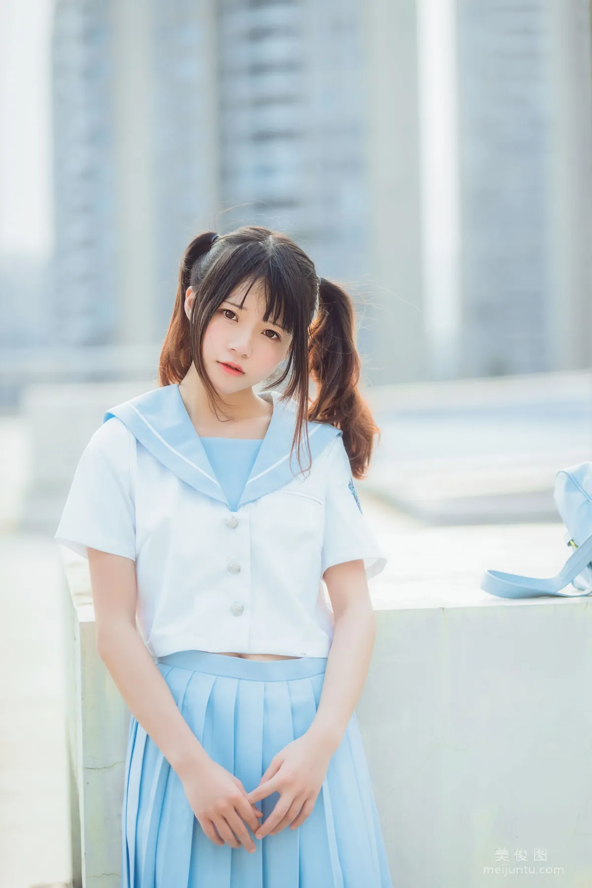 [COS福利] 桜桃喵 - 少女之微风轻轻起 写真套图6