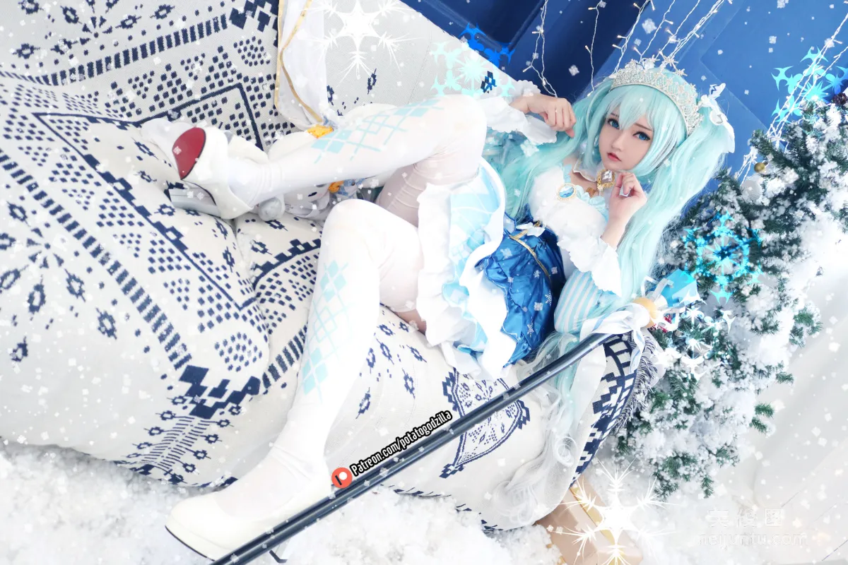 Coser小姐姐Potato Godzilla - Snow Miku11