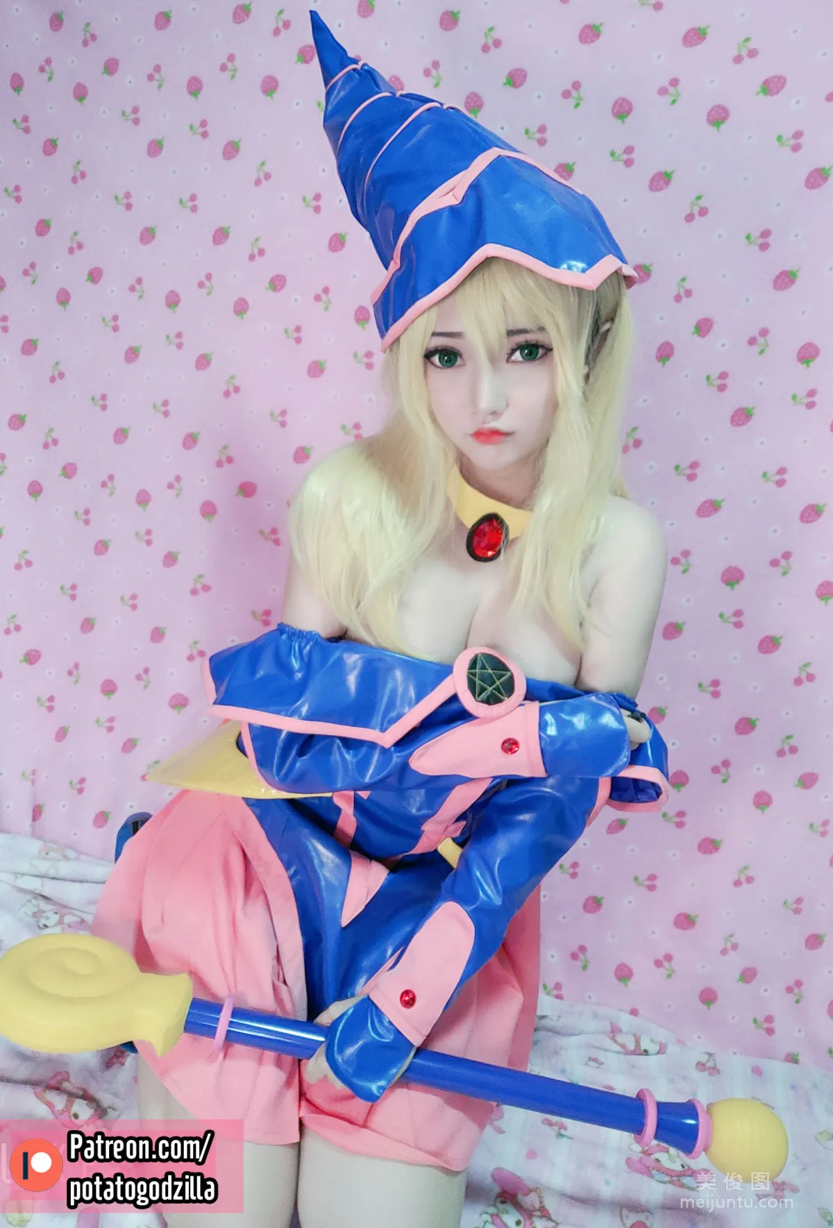 Coser Girl Potato Godzilla - Dark Magician Girl photo 6