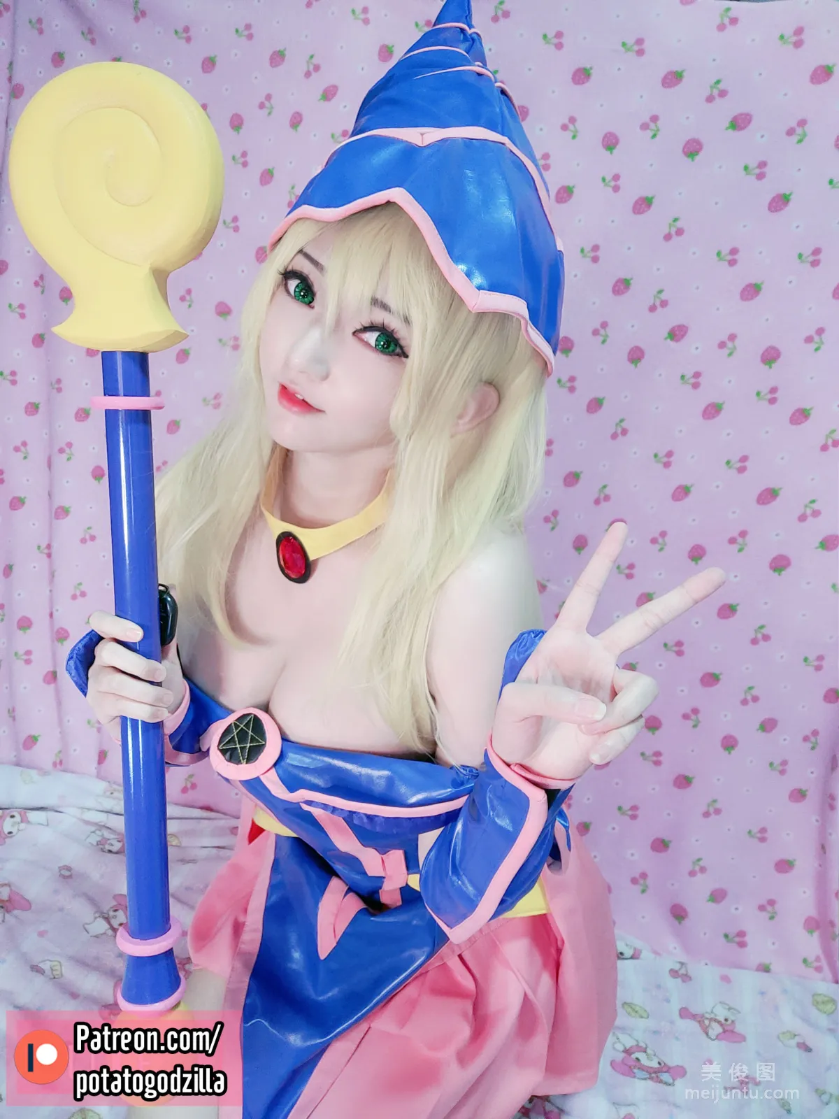Coser Girl Potato Godzilla - Dark Magician Girl photo 9