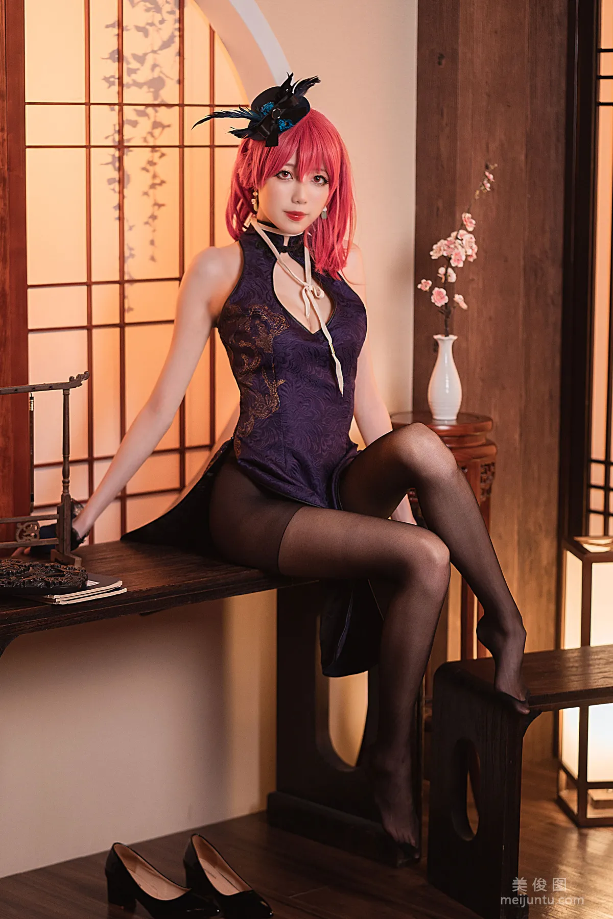 [Cosplay Fan Service] Anime Blogger Zhajiang Mumu, Black Prince photo 7