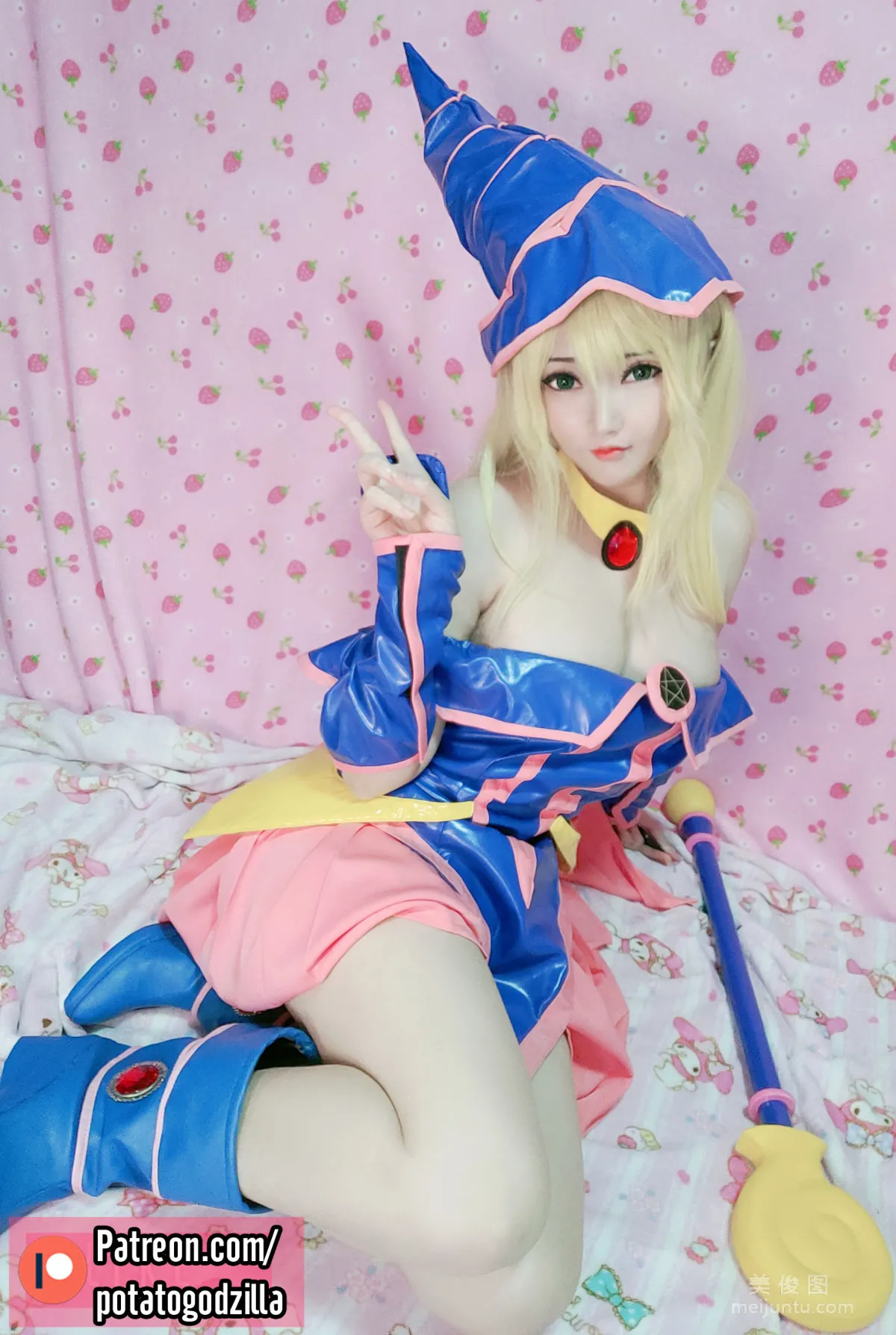 Coser Girl Potato Godzilla - Dark Magician Girl photo 20