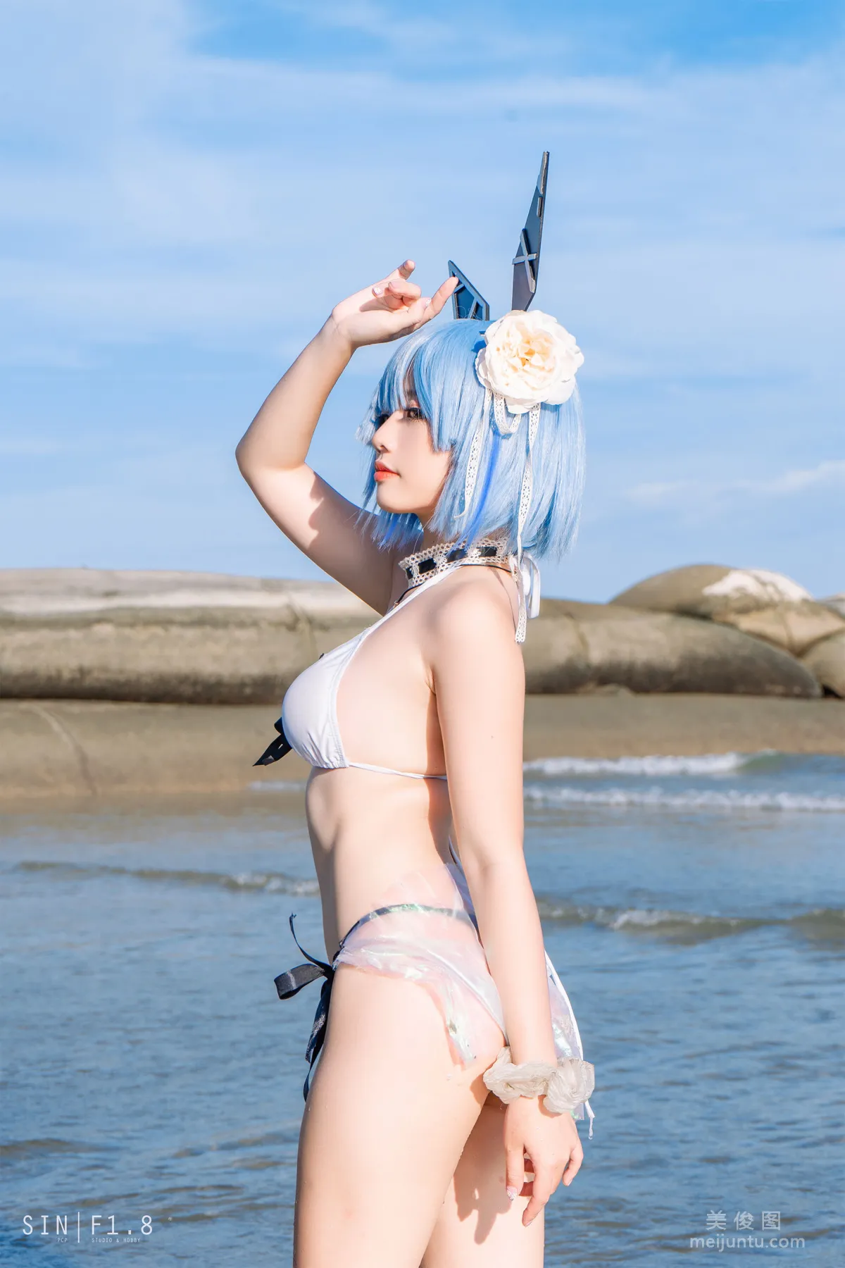 [COS福利] Messie Huang - Gascogne swimsuit 写真套图12