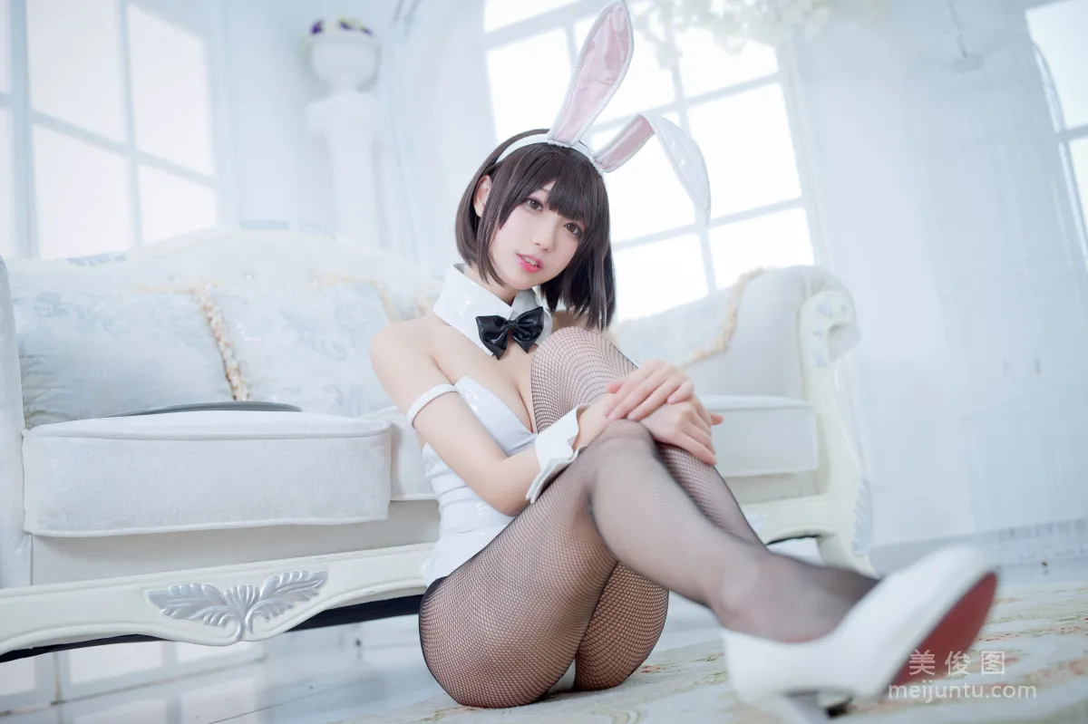 [COS] Zhouji Shike Aitu Tu - Kato Megumi Bunny Girl photo 24