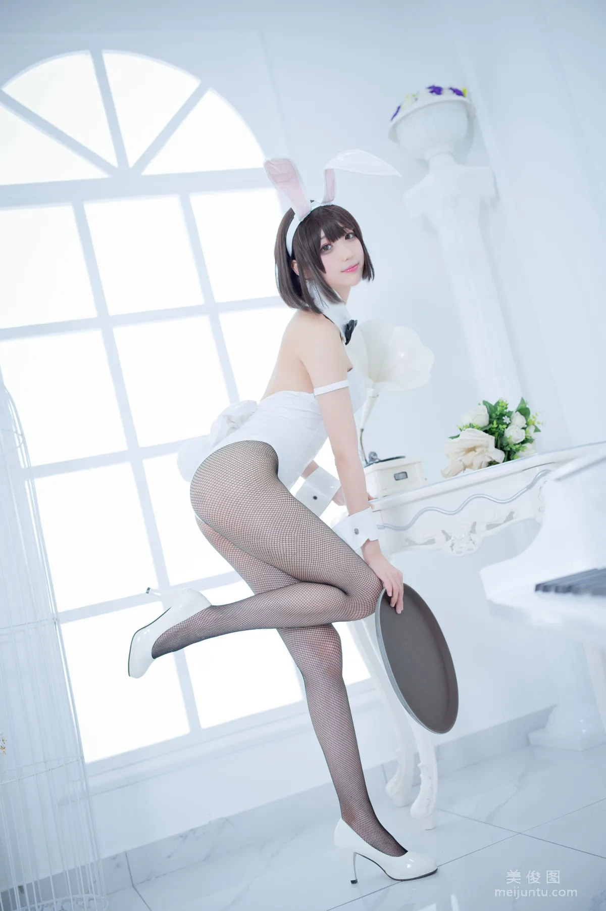 [COS] Zhouji Shike Aitu Tu - Kato Megumi Bunny Girl photo 8