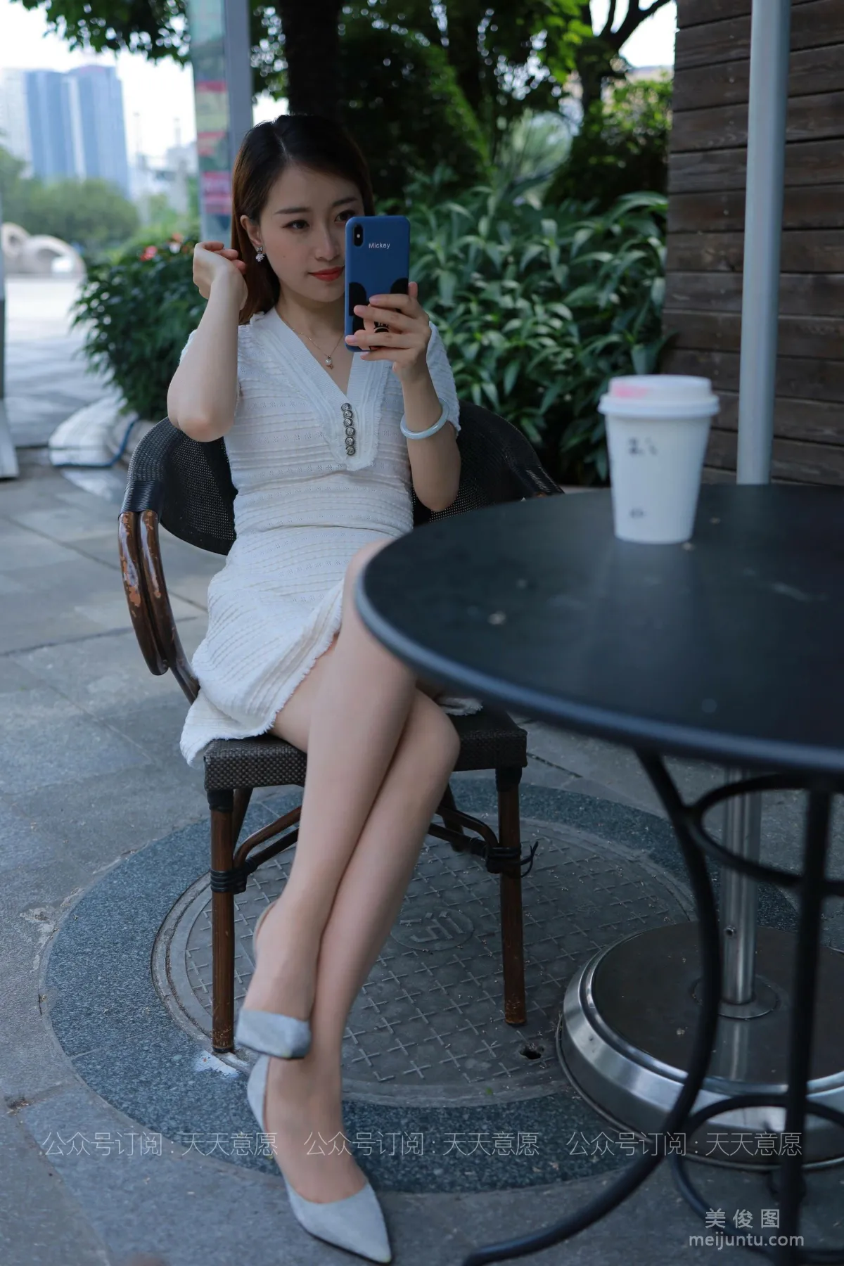 [IESS] Silk Enjoyer 814: Xiao Jie, Sheer Stockings and White Dress Pretty Lady photo 67