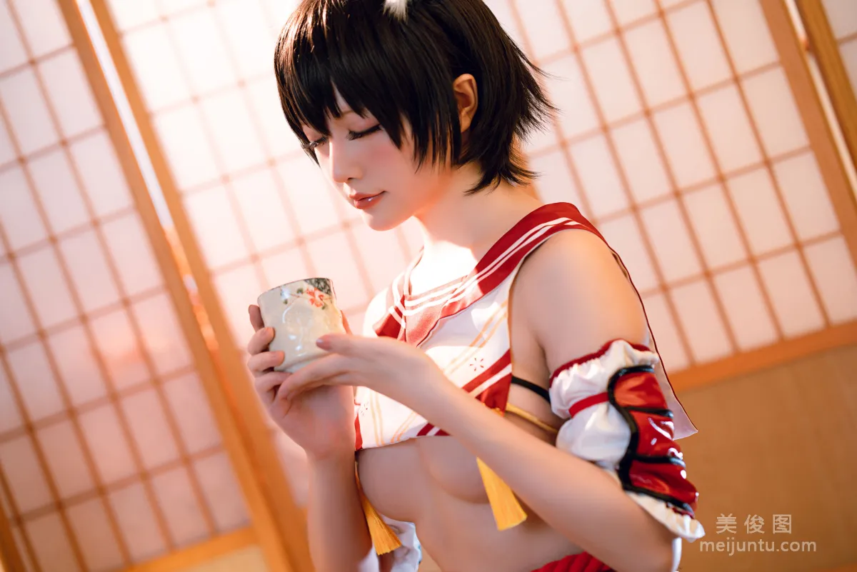 Coser Girl Xingzhi Chichi - Spring Camellia photo 11