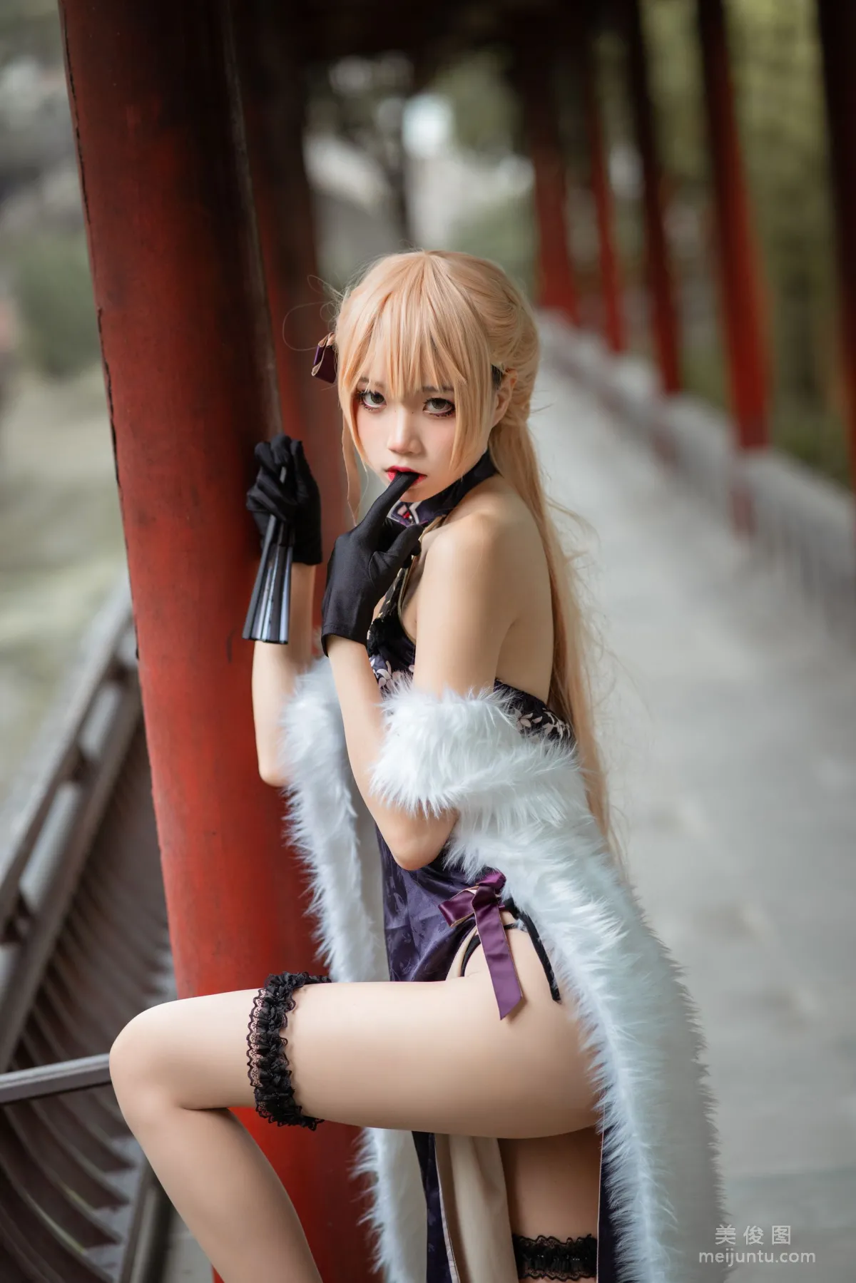清纯少女五更百鬼 - OTS-14旗袍 写真套图14