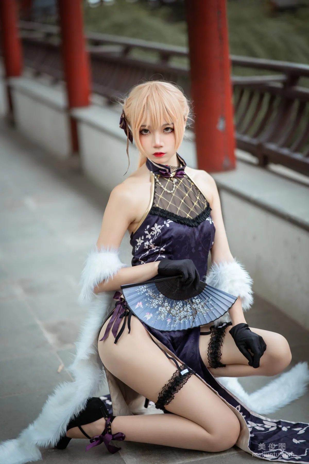 清纯少女五更百鬼 - OTS-14旗袍 写真套图5