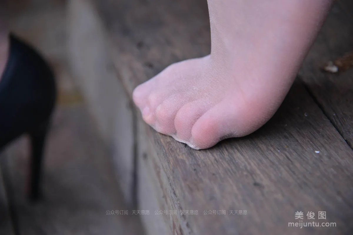 [IESS] Silk Enjoyer 793: Xiao Xiao, Black Lace-Up on the Stairs photo 32