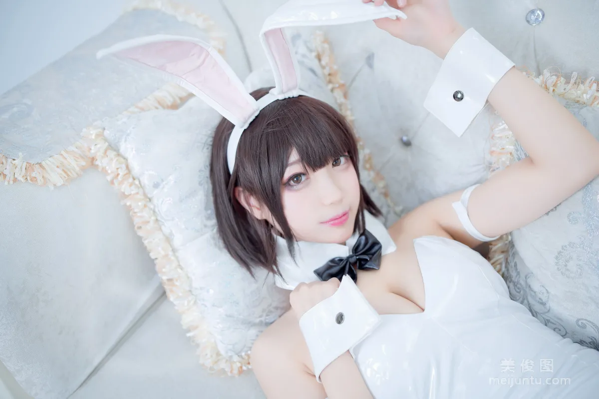 [COS] Zhouji Shike Aitu Tu - Kato Megumi Bunny Girl photo 17