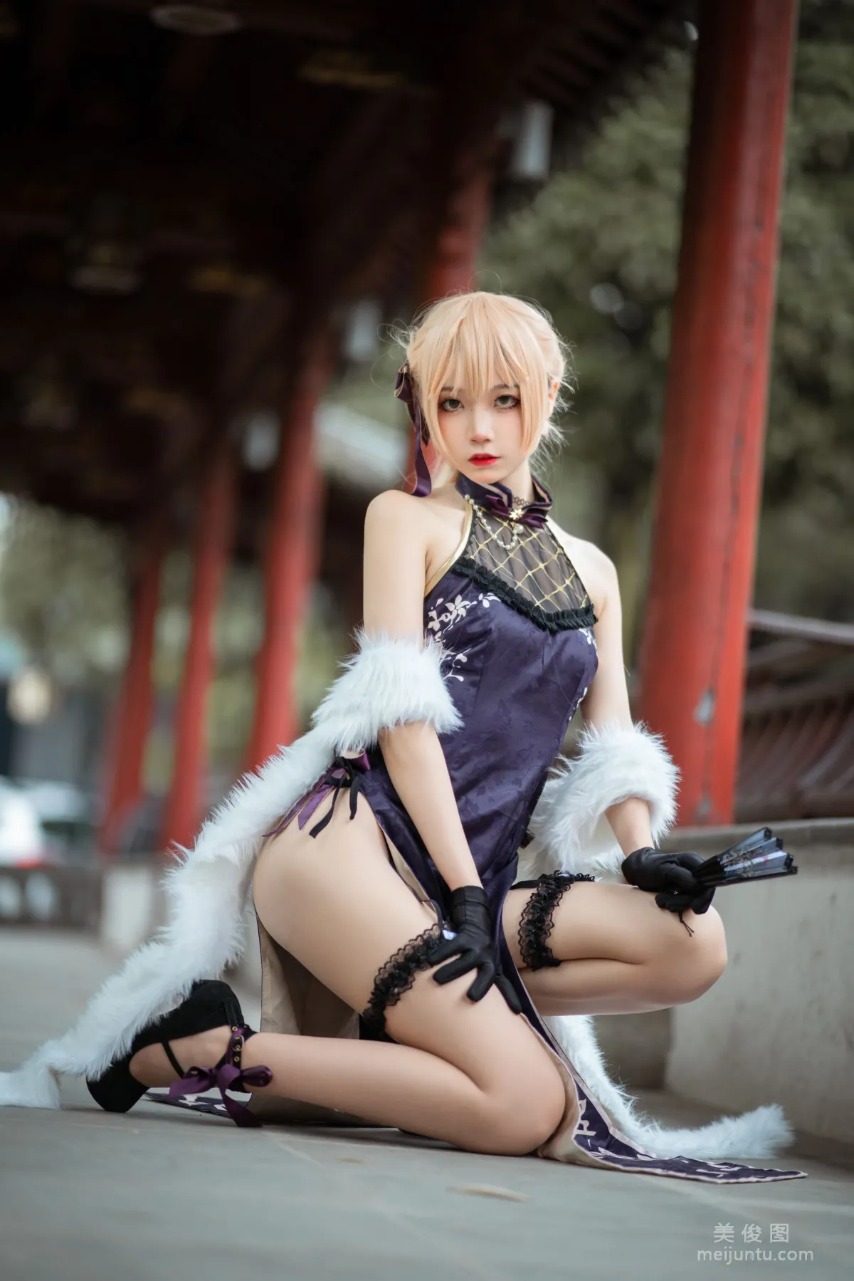 清纯少女五更百鬼 - OTS-14旗袍 写真套图4