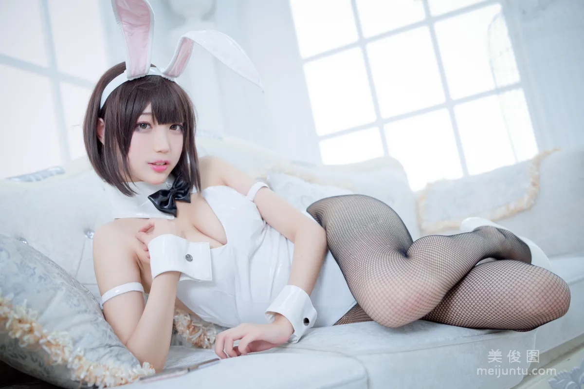 [COS] Zhouji Shike Aitu Tu - Kato Megumi Bunny Girl photo 30