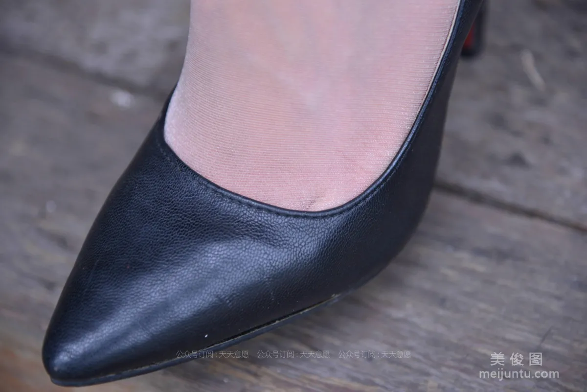 [IESS] Silk Enjoyer 793: Xiao Xiao, Black Lace-Up on the Stairs photo 24