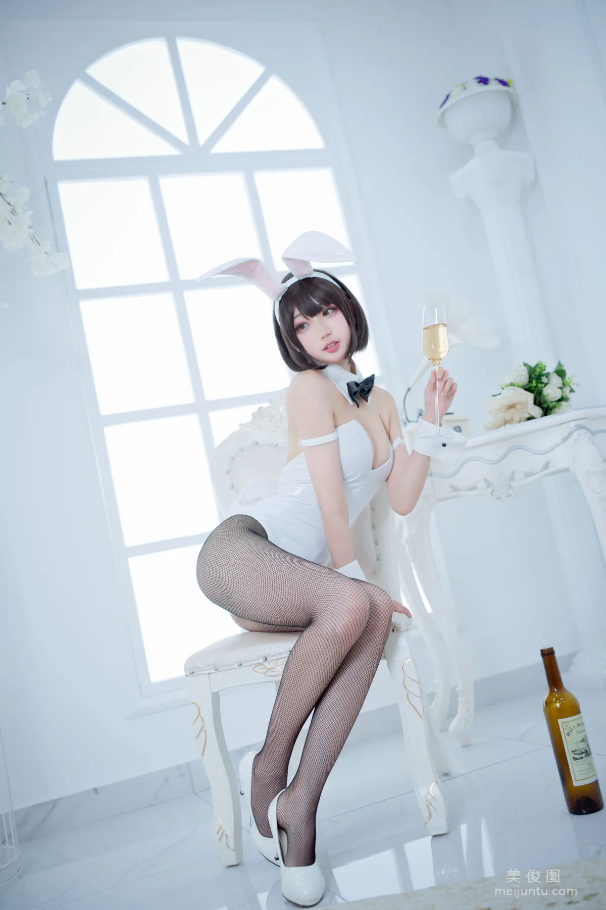 [COS] Zhouji Shike Aitu Tu - Kato Megumi Bunny Girl photo 15