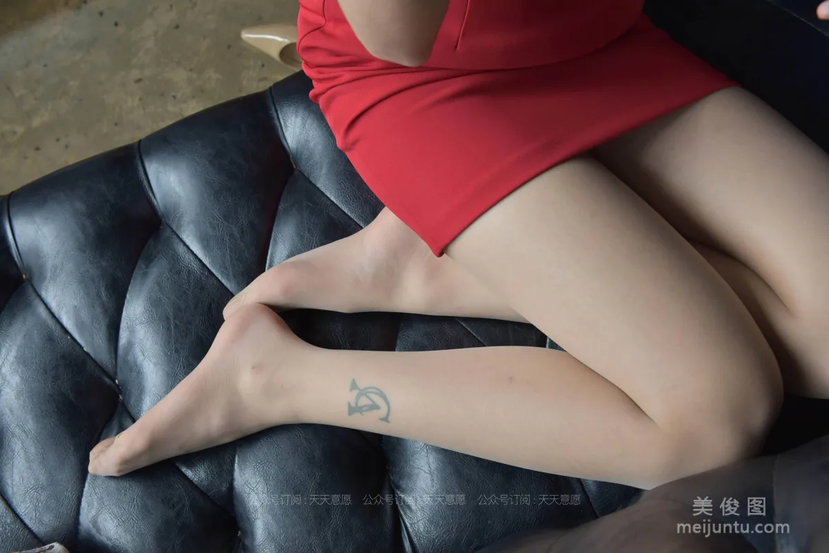 [IESS] Silk Enjoyer 803: Xiao Xiao, Red Dress Professional Attire Display photo 87