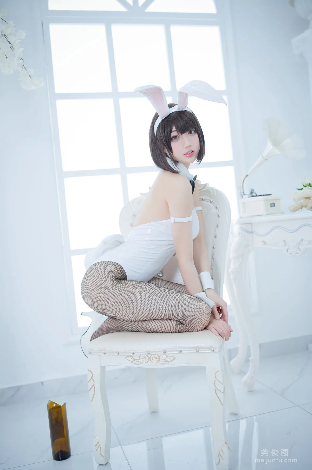 [COS] Zhouji Shike Aitu Tu - Kato Megumi Bunny Girl photo 16