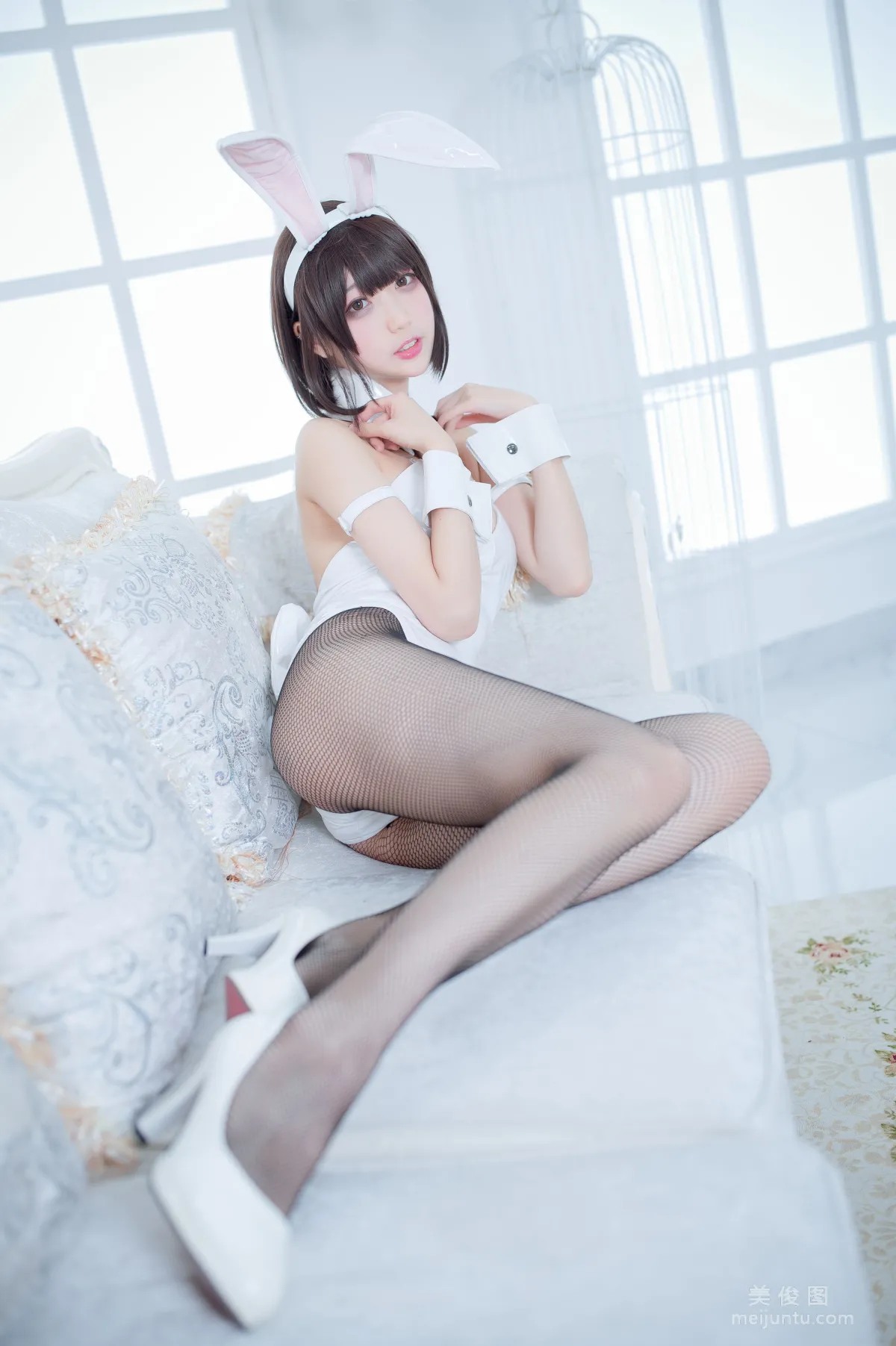[COS] Zhouji Shike Aitu Tu - Kato Megumi Bunny Girl photo 25