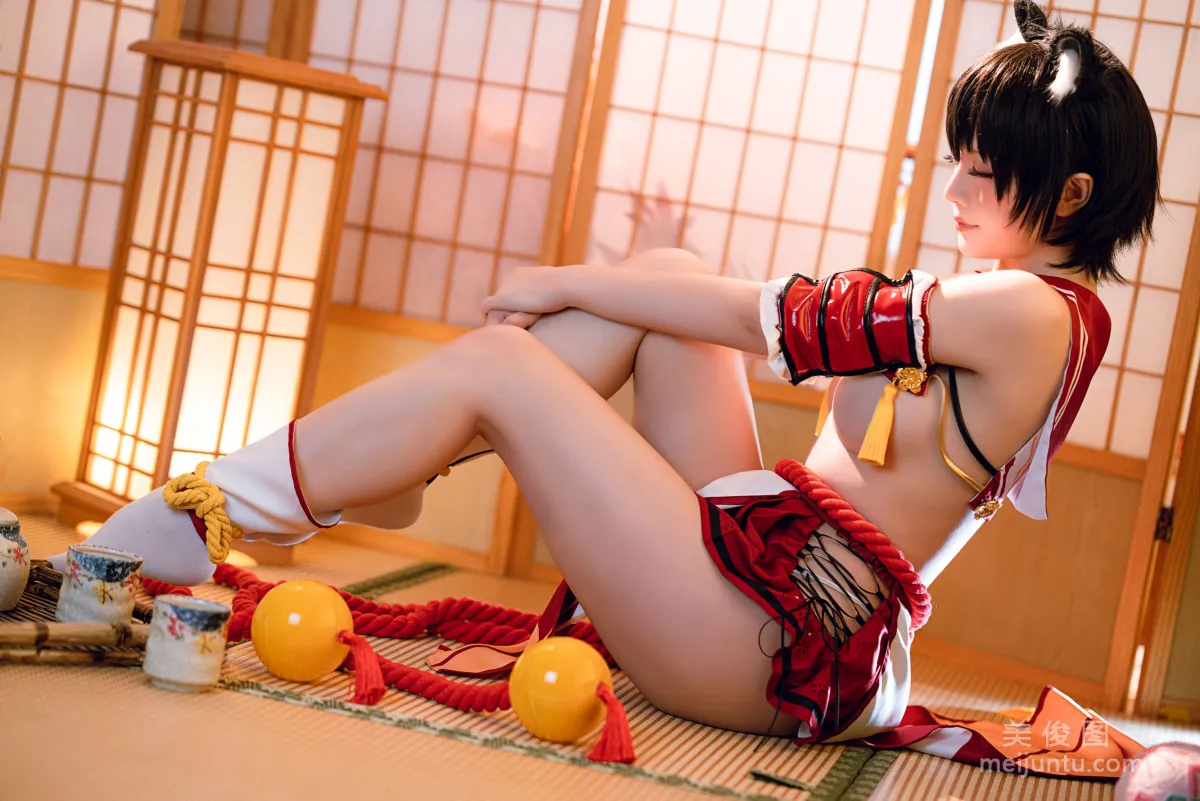 Coser Girl Xingzhi Chichi - Spring Camellia photo 13