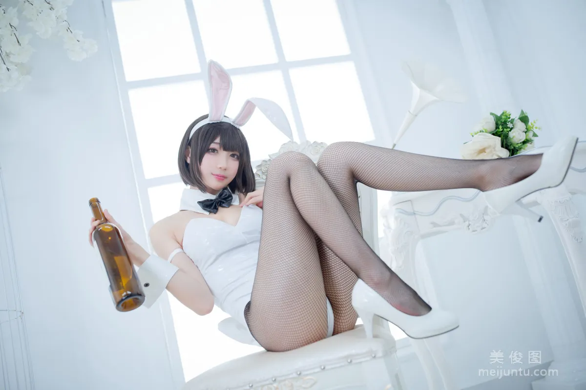 [COS] Zhouji Shike Aitu Tu - Kato Megumi Bunny Girl photo 29