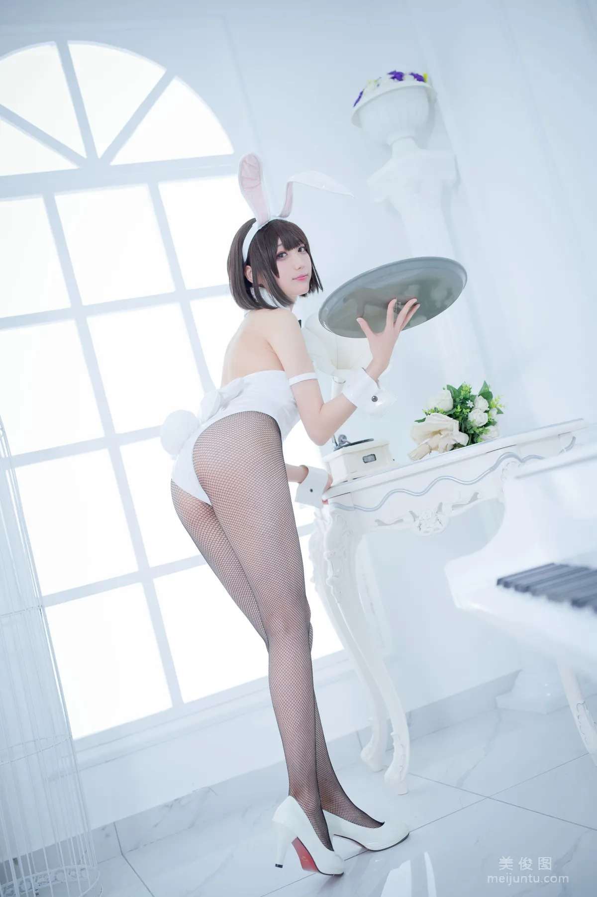 [COS] Zhouji Shike Aitu Tu - Kato Megumi Bunny Girl photo 20