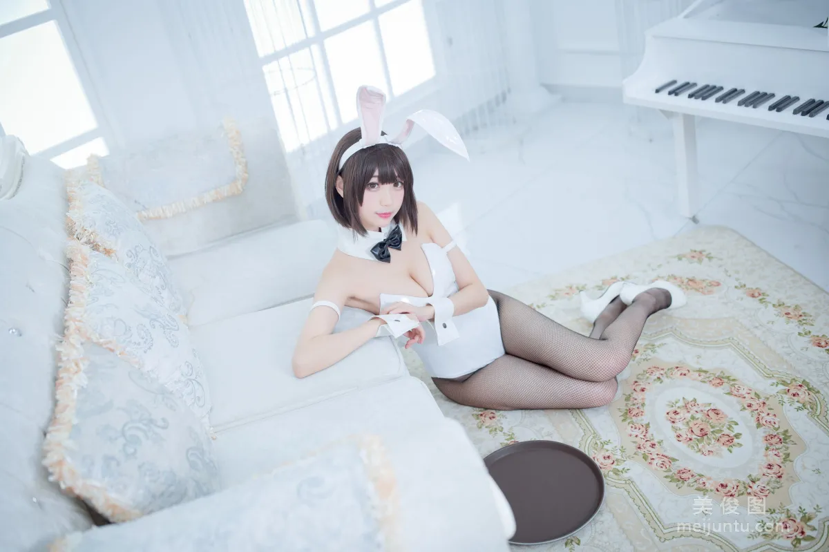 [COS] Zhouji Shike Aitu Tu - Kato Megumi Bunny Girl photo 7