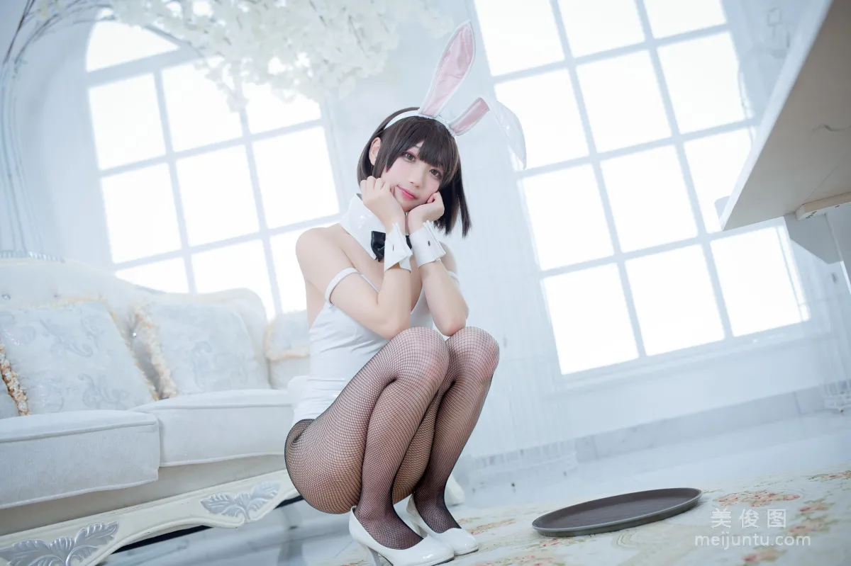 [COS] Zhouji Shike Aitu Tu - Kato Megumi Bunny Girl photo 19