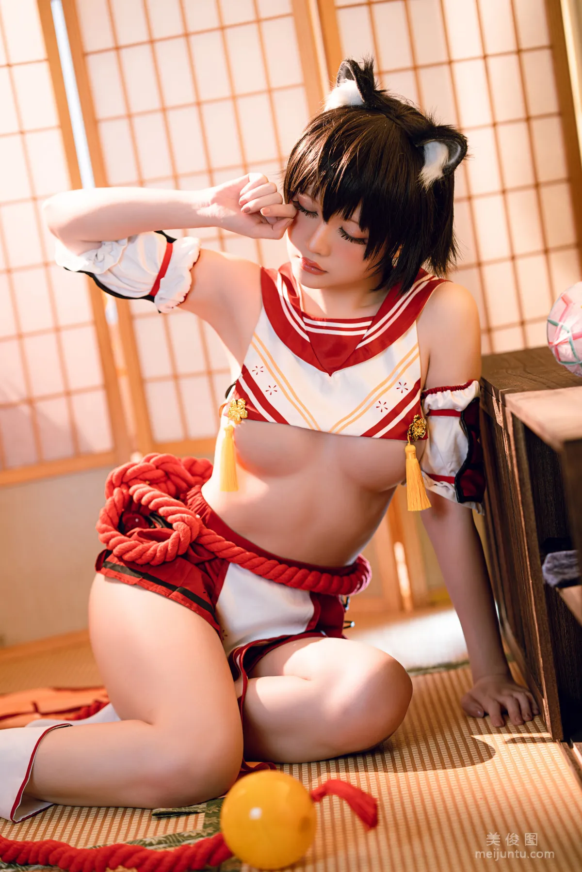 Coser Girl Xingzhi Chichi - Spring Camellia photo 24
