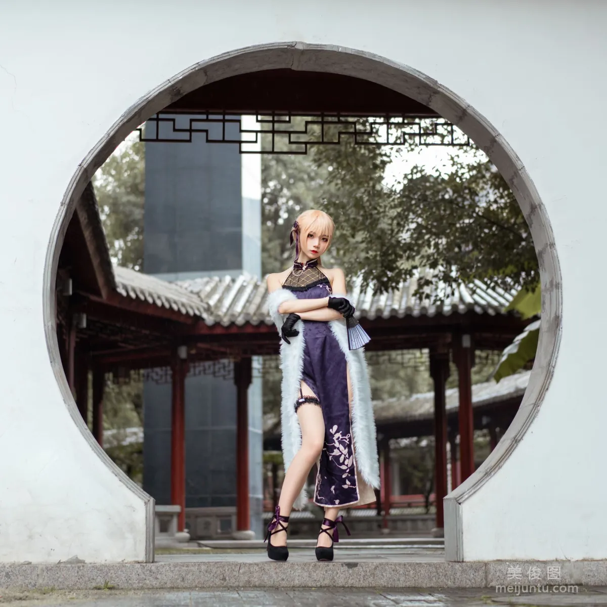清纯少女五更百鬼 - OTS-14旗袍 写真套图18