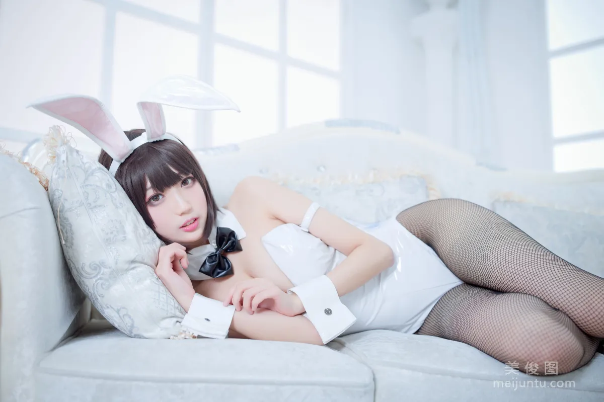 [COS] Zhouji Shike Aitu Tu - Kato Megumi Bunny Girl photo 12