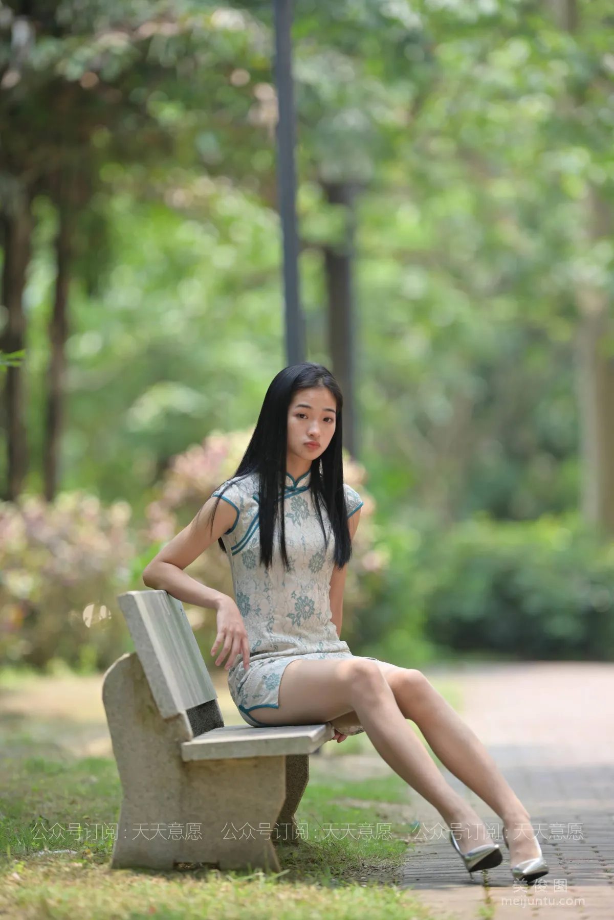 [IESS] 丝享家796： 宁宁《绿荫旗袍秀》61