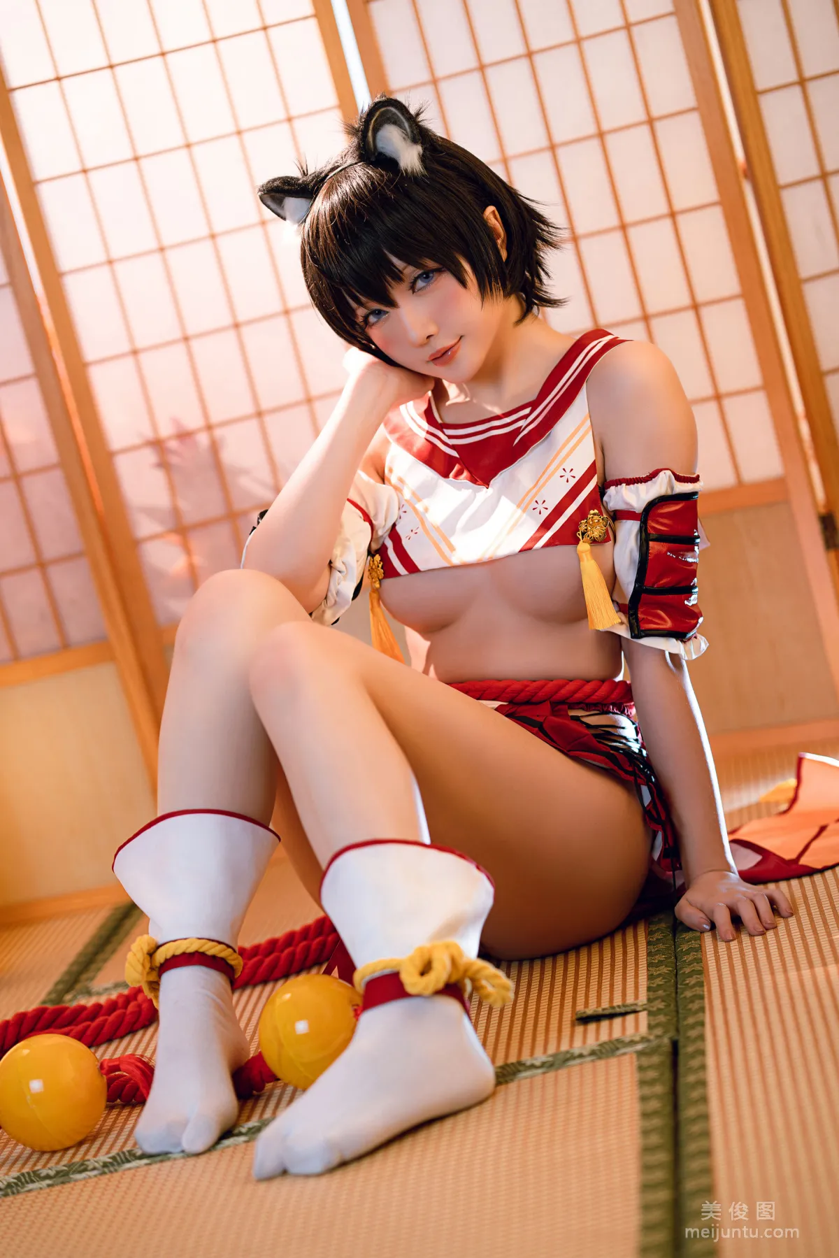 Coser Girl Xingzhi Chichi - Spring Camellia photo 14