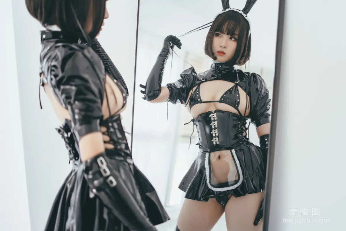 [COS Fan Service] Xuanxiao Xuejie - Bunny Girl Maid Photo Set photo 10