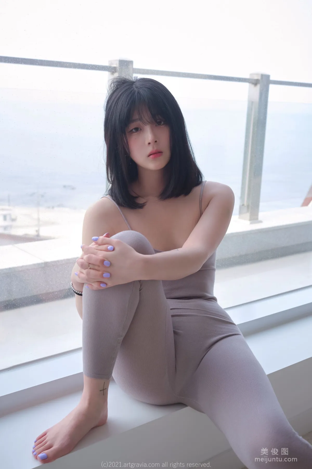 [ARTGRAVIA] VOL.284 Isabella - Suspenders, Tight Pants and Curves Temptation photo 35