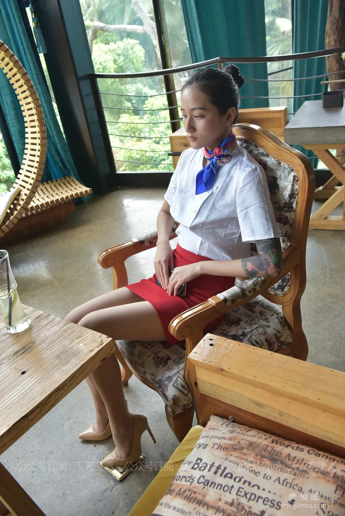 [IESS] Silk Enjoyer 803: Xiao Xiao, Red Dress Professional Attire Display photo 50