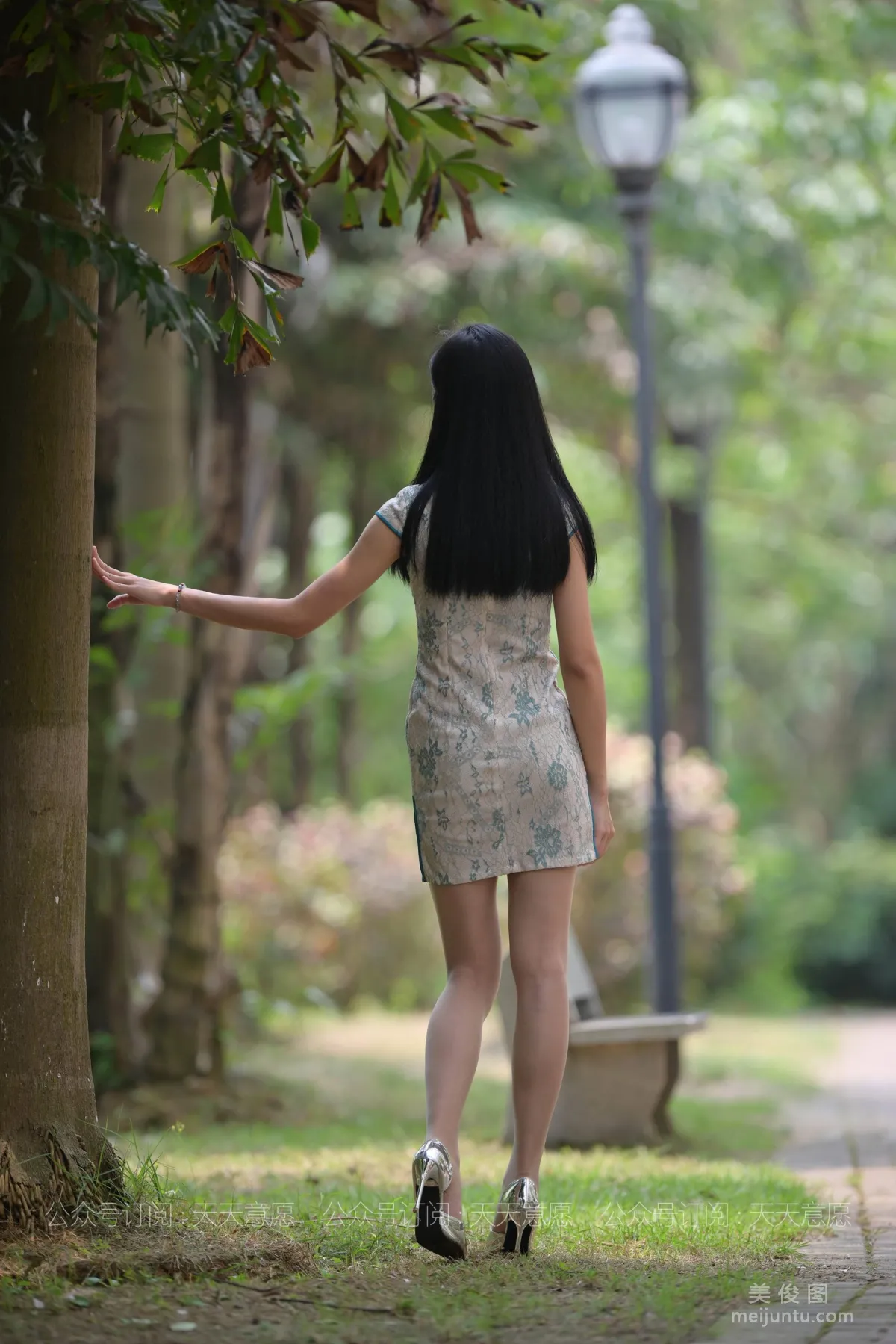 [IESS] 丝享家796： 宁宁《绿荫旗袍秀》30