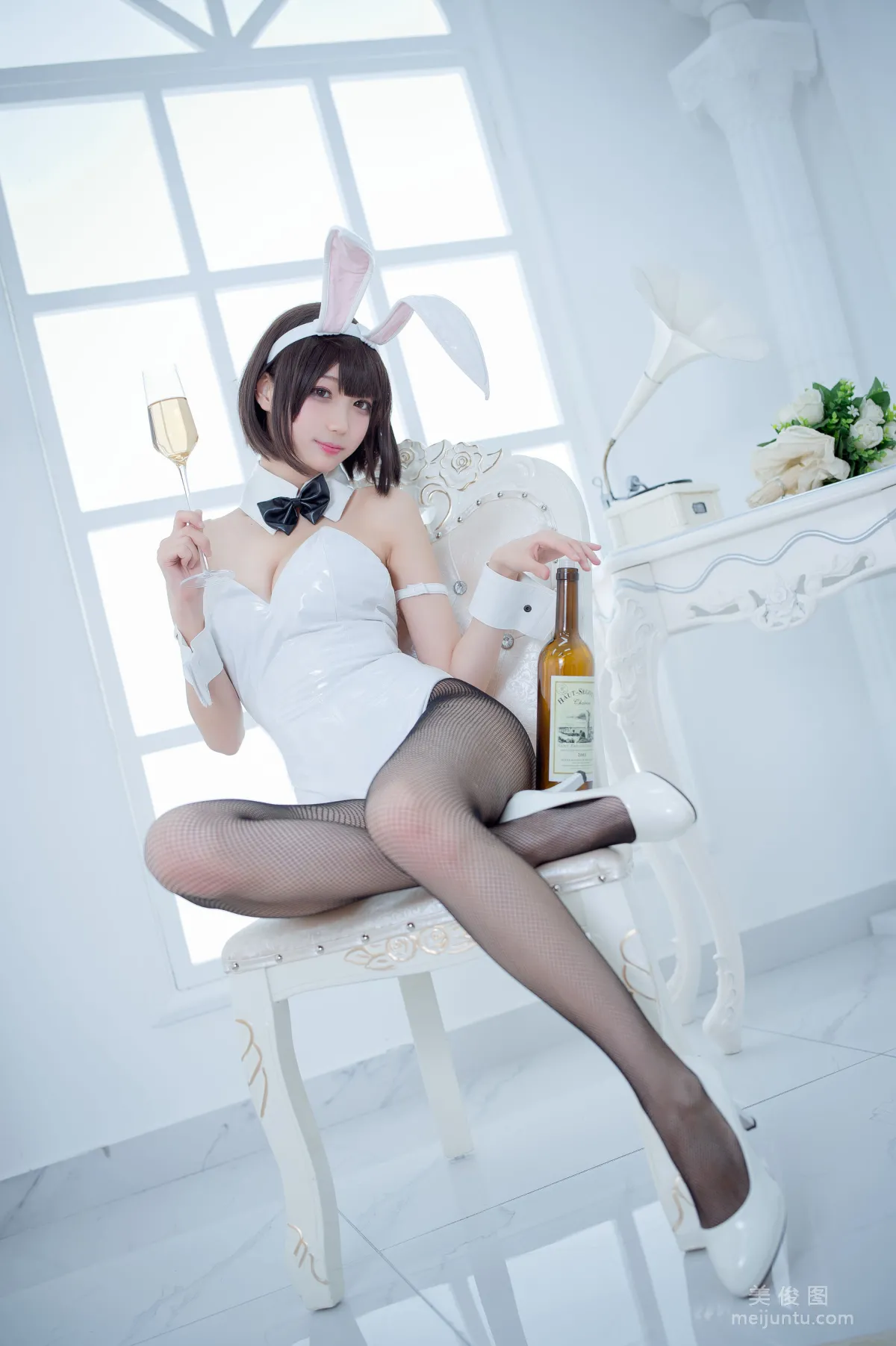[COS] Zhouji Shike Aitu Tu - Kato Megumi Bunny Girl photo 14