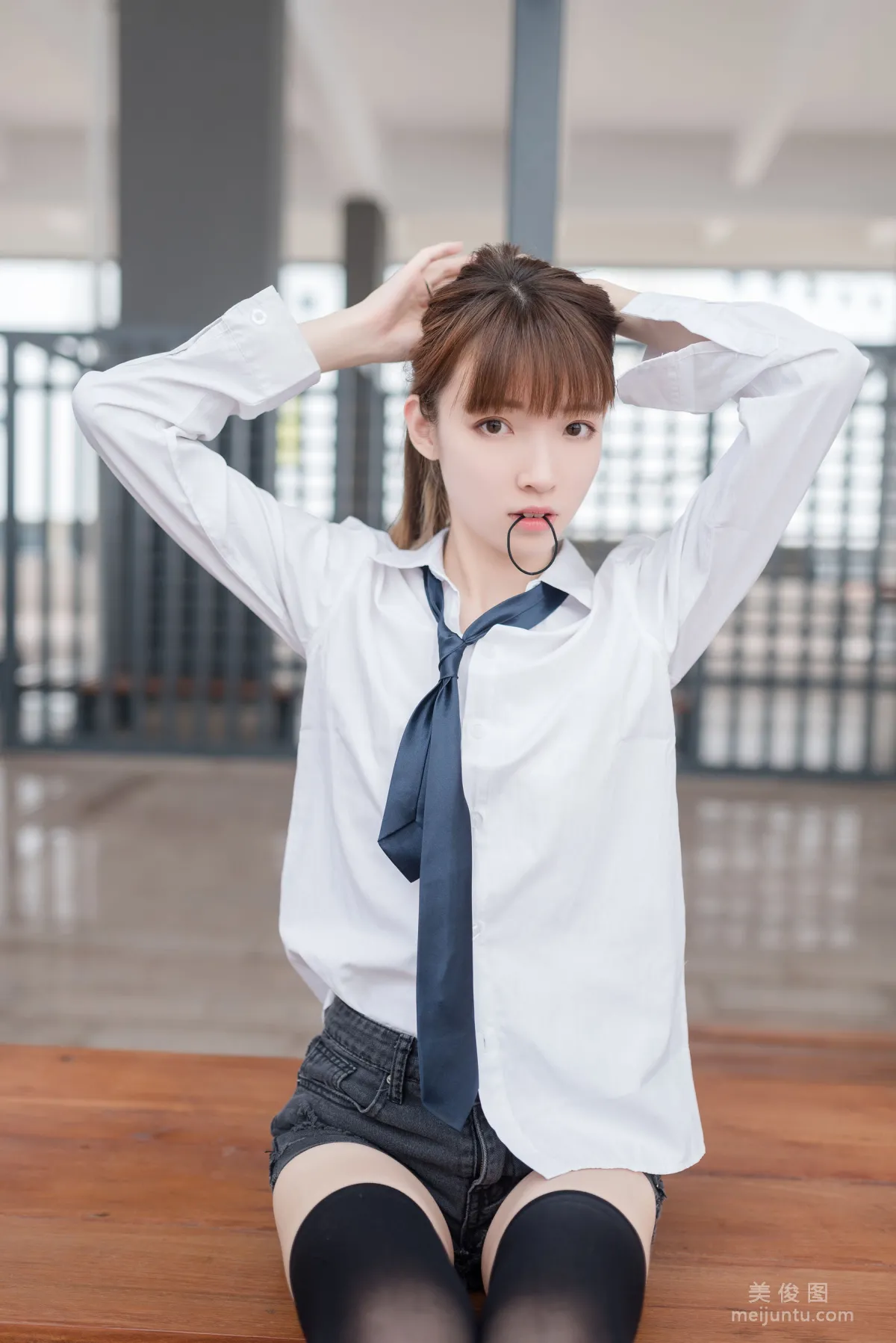 [喵糖映画] VOL.431 热裤女孩 套图40