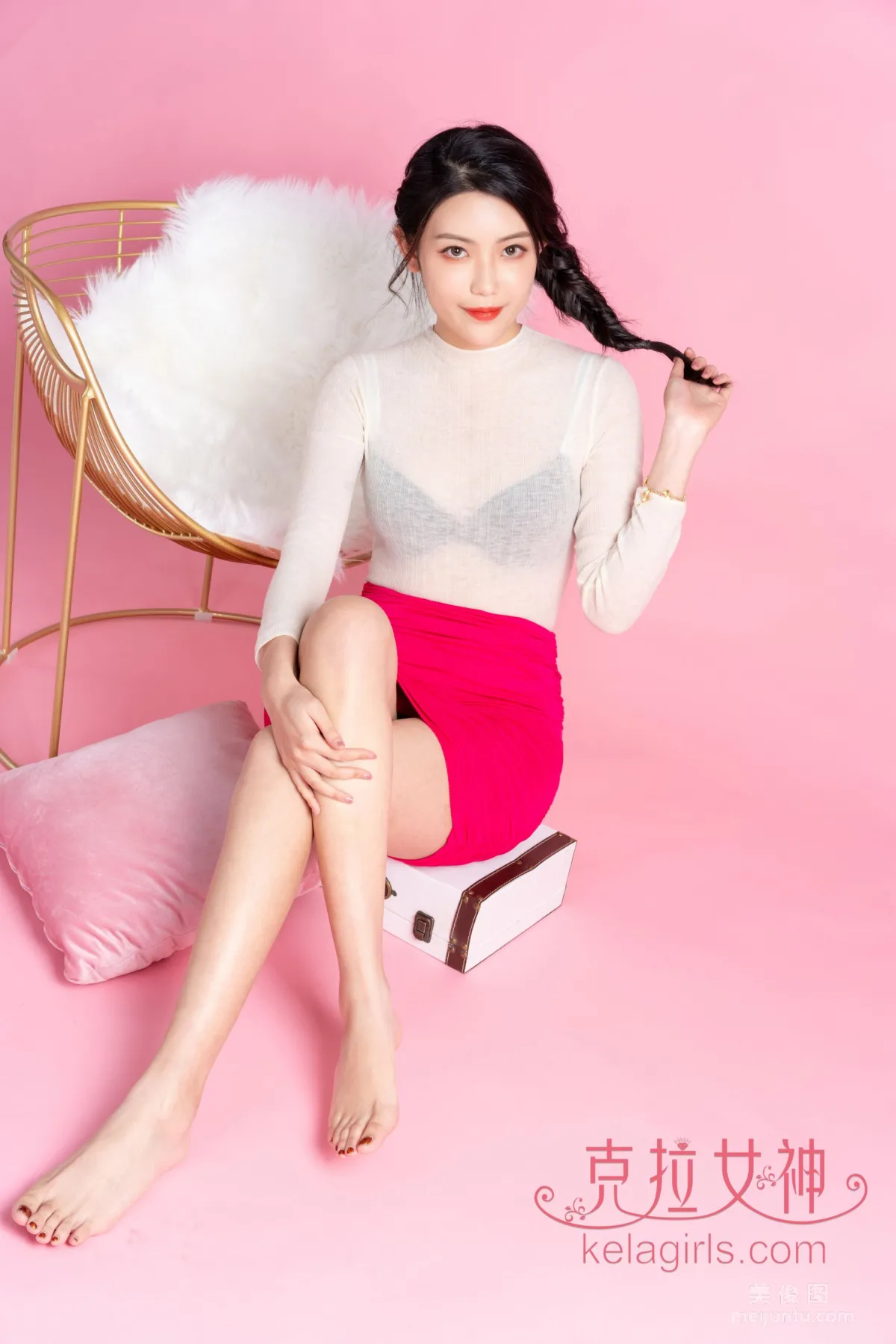 [Kelagirls] Zhong Qi - Pink Charm Photo Set photo 15