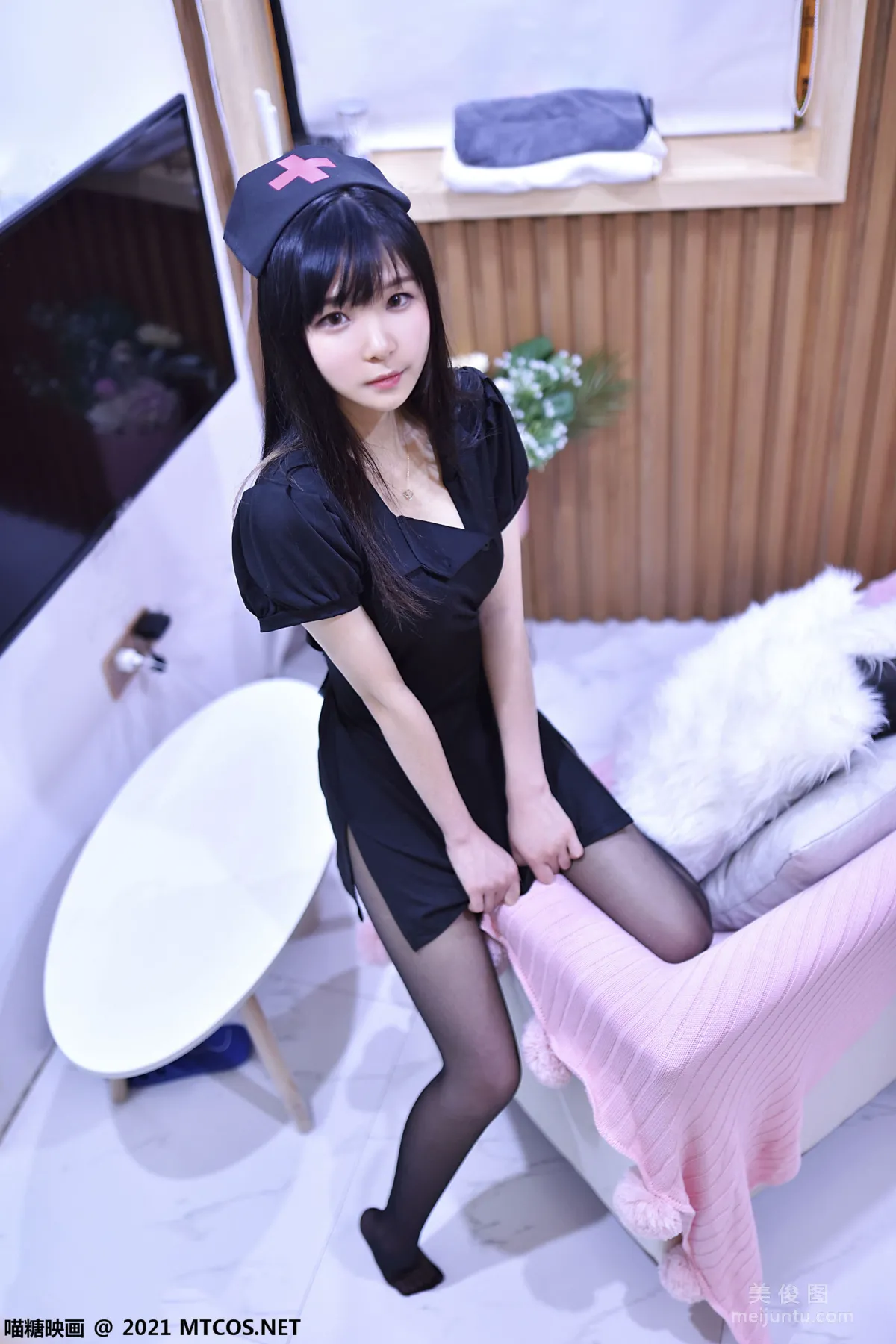 [喵糖映畫] VOL.440 俏皮制服 套圖 12