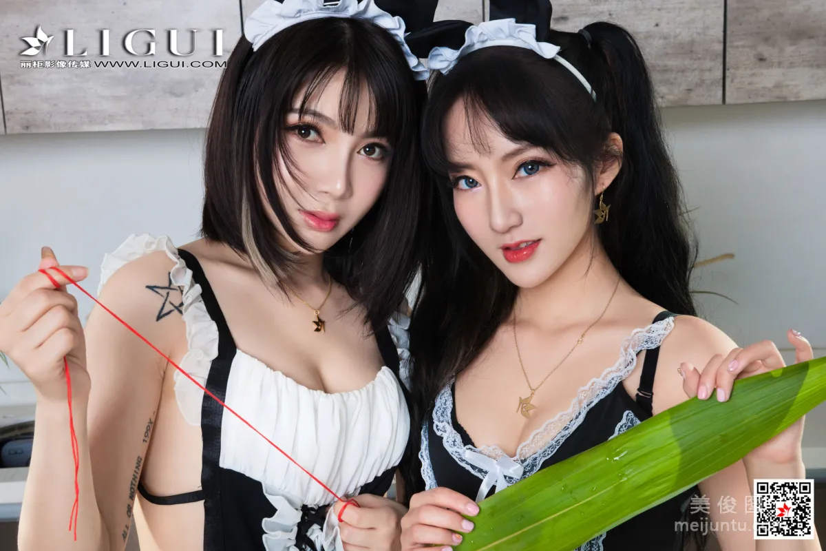 [麗櫃Ligui] Model 小七&amp;汐汐 《雙生花-香蓮粽情》 2