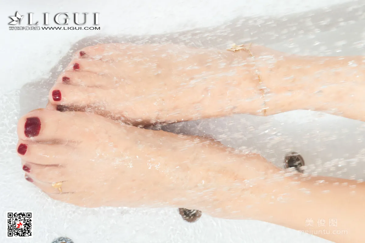 [Ligui] Internet Beauty Model Xiao Qi, Enjoy the Silky Smoothness photo 18