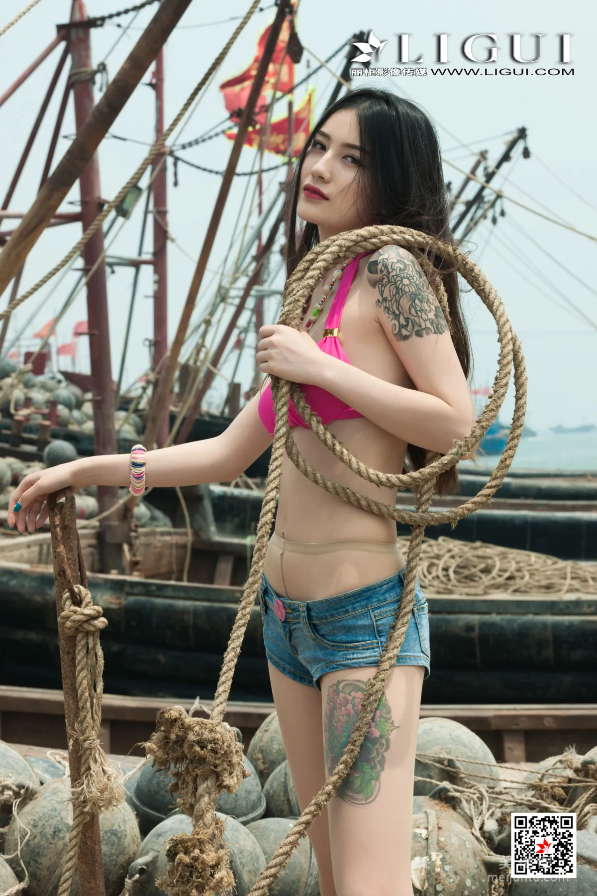 [麗櫃美束Ligui] 網絡麗人 Model 甜甜 《魚光春色》 4