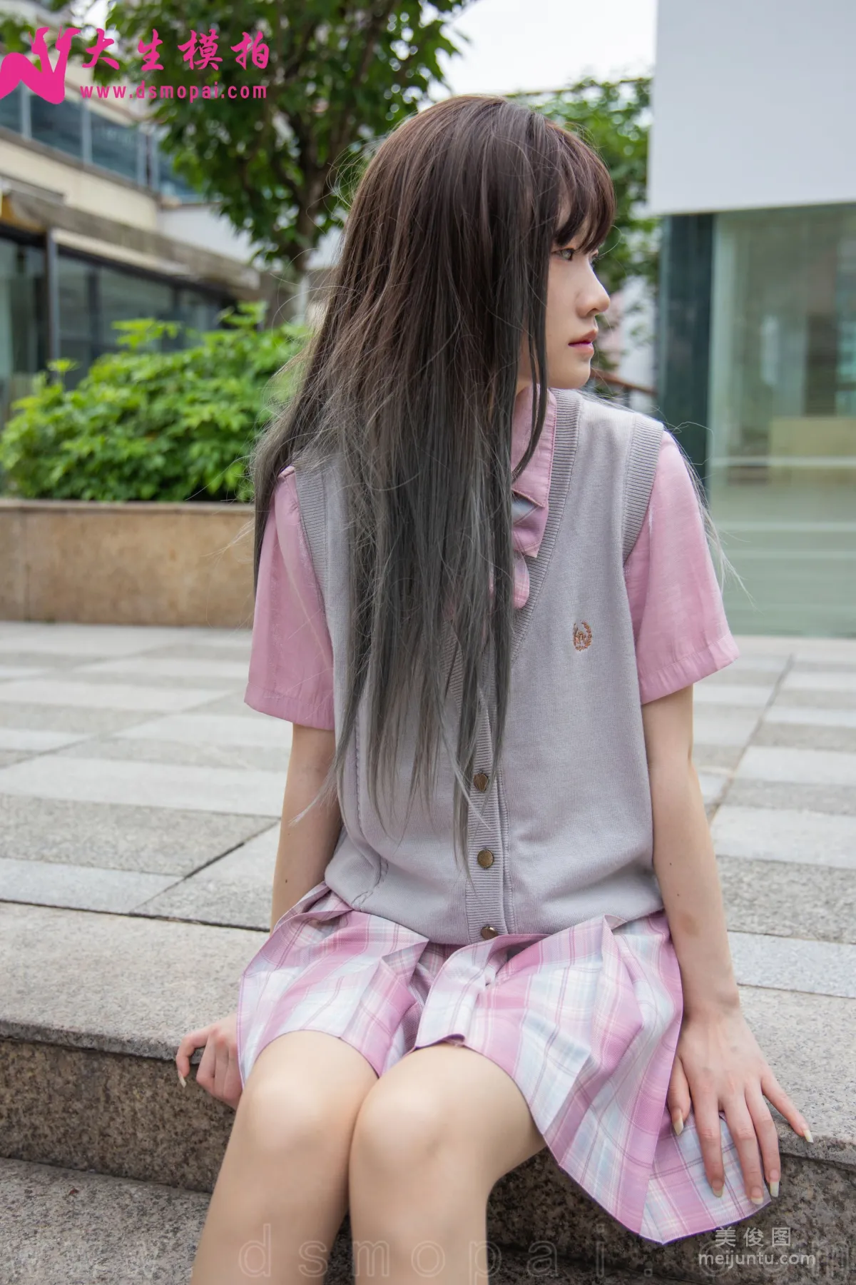[大生模拍] No.228 范范 - JK双丝 套图2