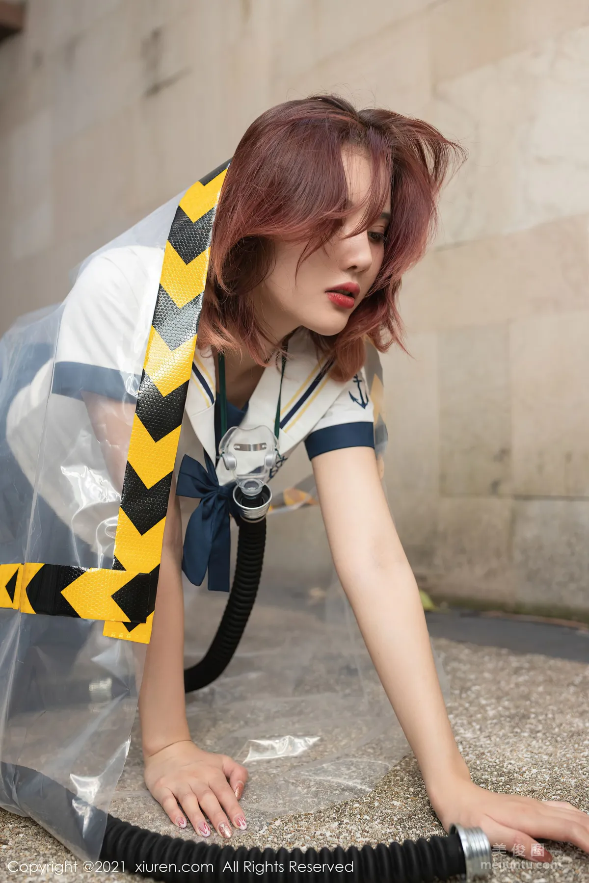 [XiuRen] No.3095 A Zhu - Black Stockings Uniform Patient Rescue photo 5