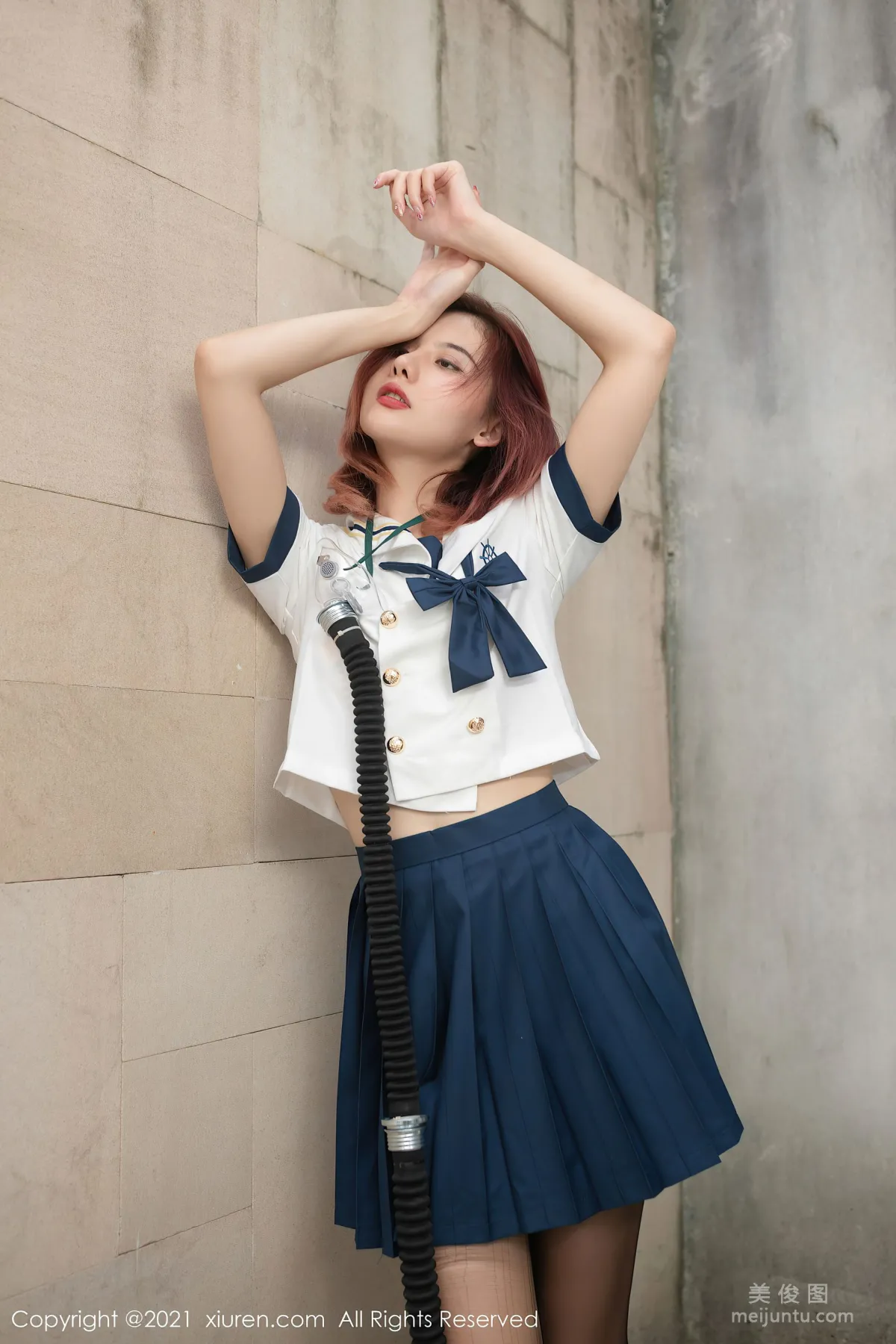 [XiuRen] No.3095 A Zhu - Black Stockings Uniform Patient Rescue photo 12