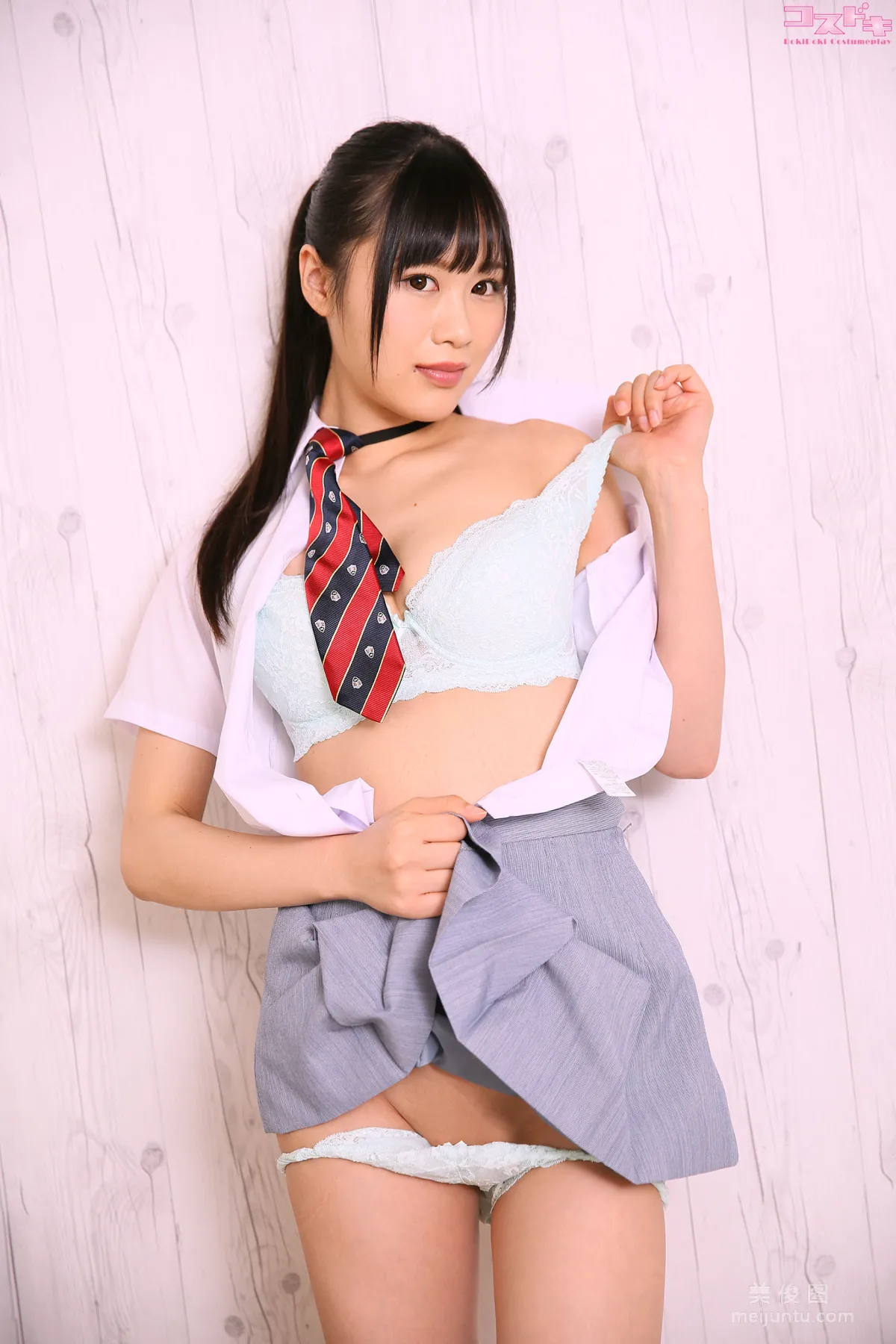 [Cosdoki] 彩葉みおり ayahamiori_pic_seifuku1 50