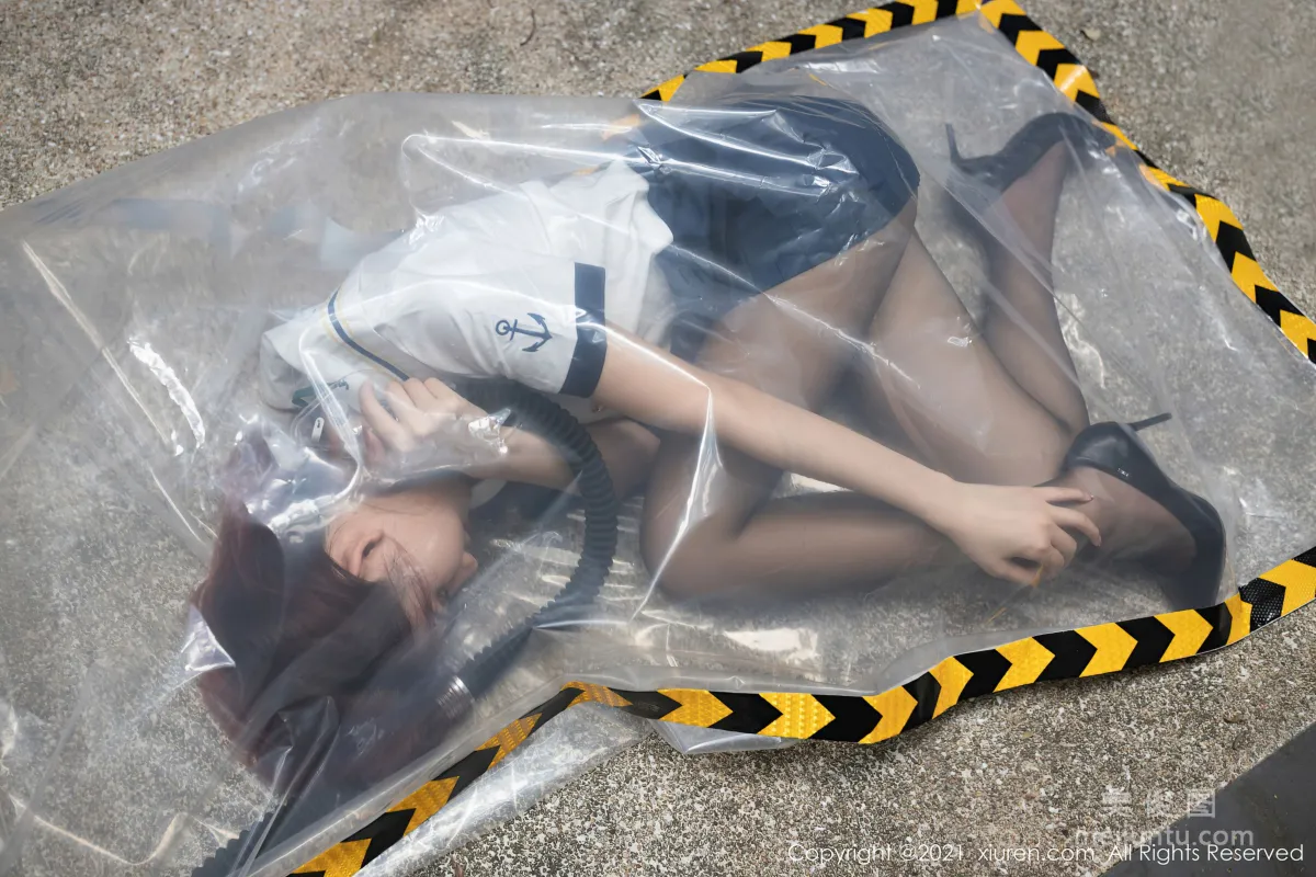 [XiuRen] No.3095 A Zhu - Black Stockings Uniform Patient Rescue photo 1