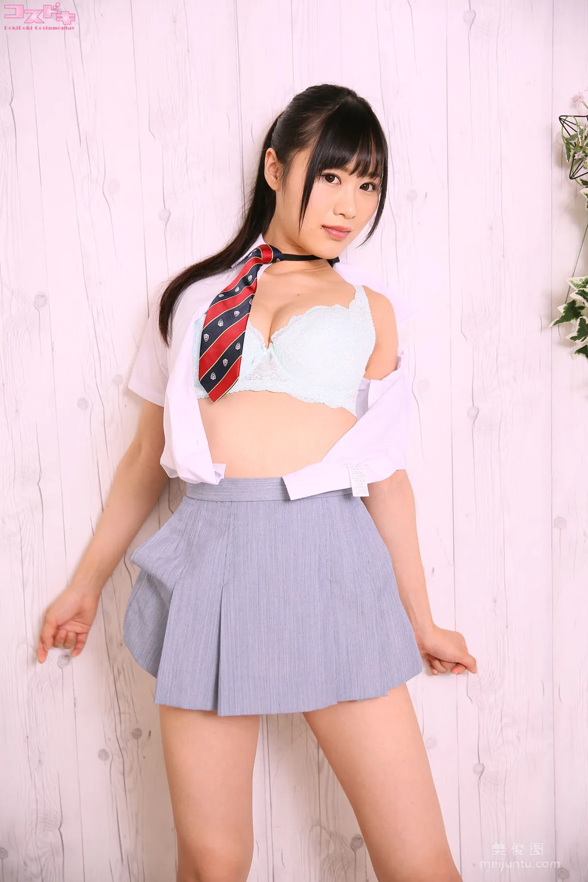 [Cosdoki] 彩葉みおり ayahamiori_pic_seifuku1 48
