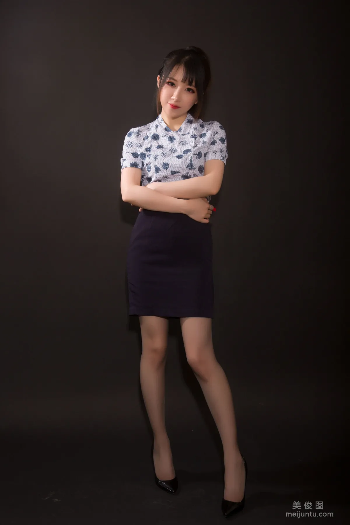 [COS Bonus] Douyu Streamer Xiaonv Wulu Na - China Eastern Studio Shoot photo 20